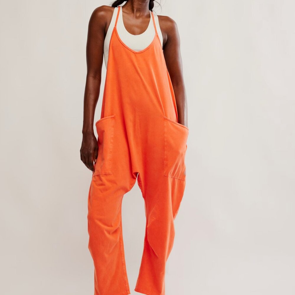 NWT Free People Movement Hot Shot Onesie in color Vintage Red